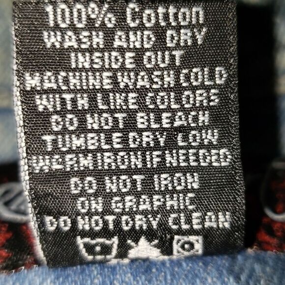 Girls Denim on Denim Set Ruthless ART VTG Logo Jeans Size 8 Vest size 12 - Picture 8 of 13